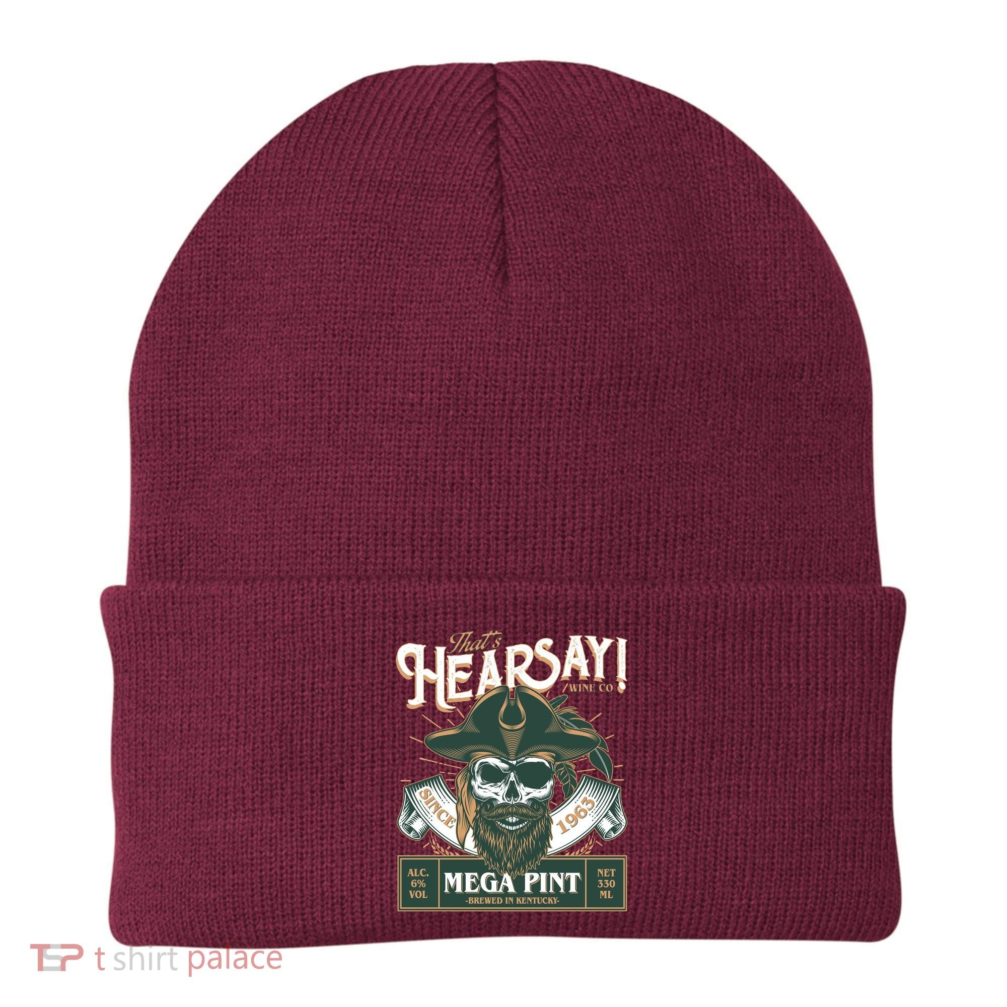 That's Hearsay Wine Co Company Mega Pint Beanie