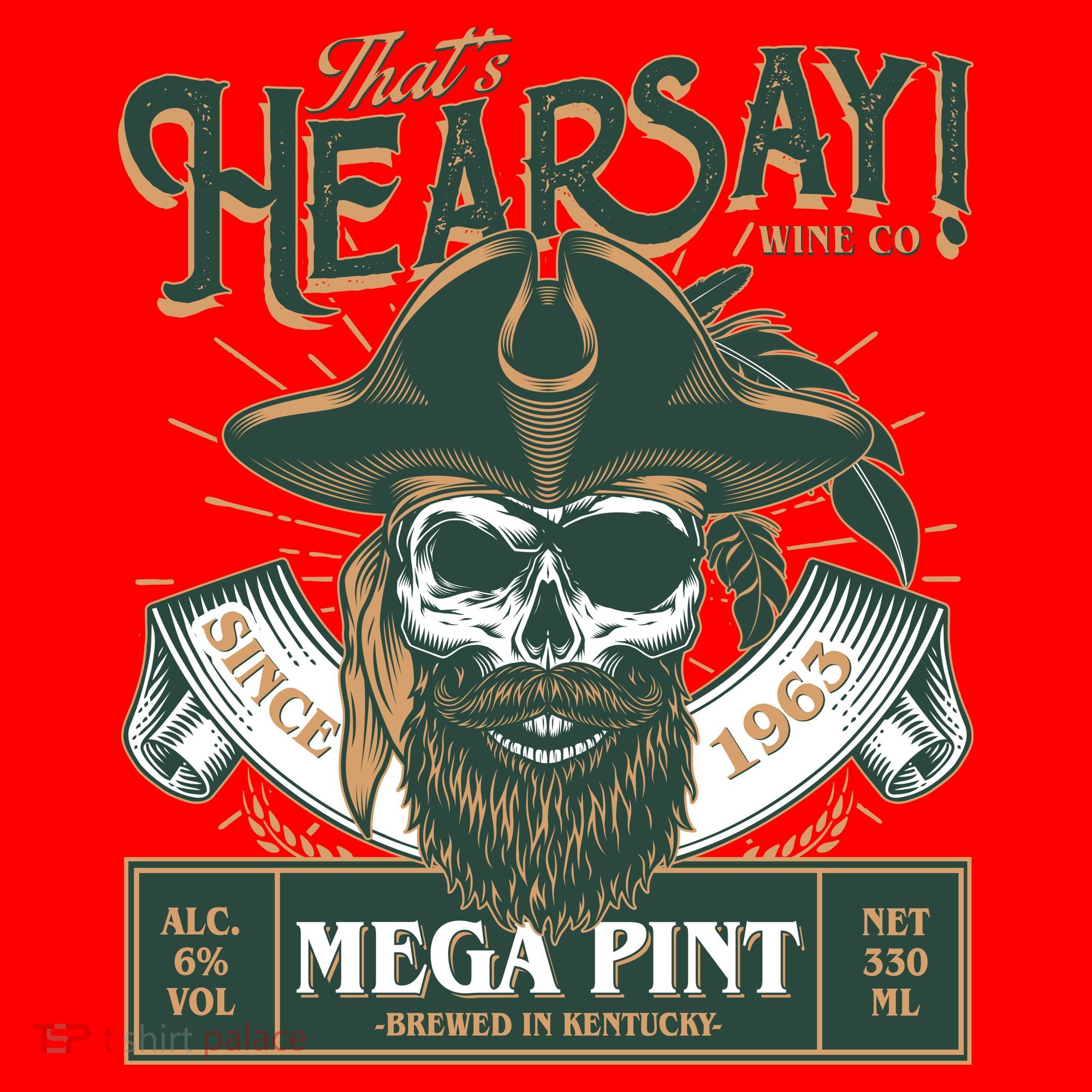 That's Hearsay Wine Co Company Mega Pint Santa Hat