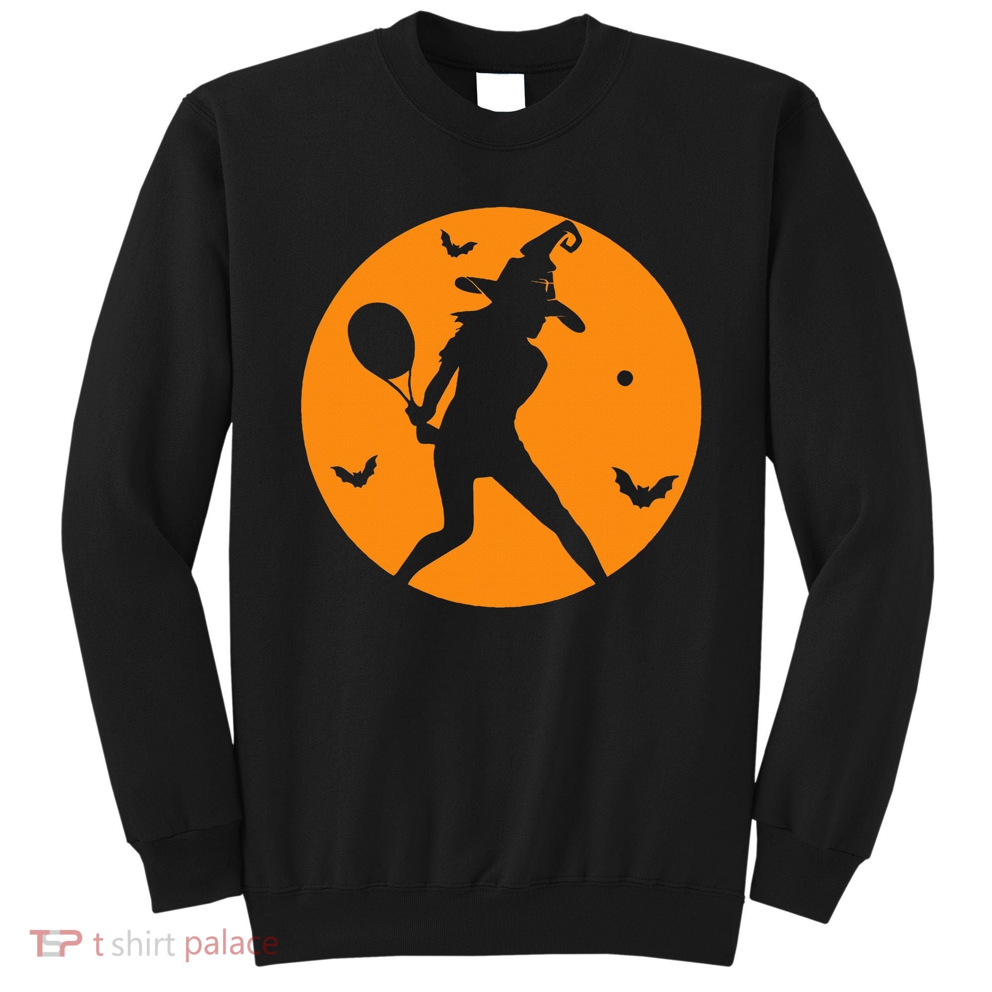 Tennis Halloween Witch Costume For Tennis Players Coaches Sweatshirt