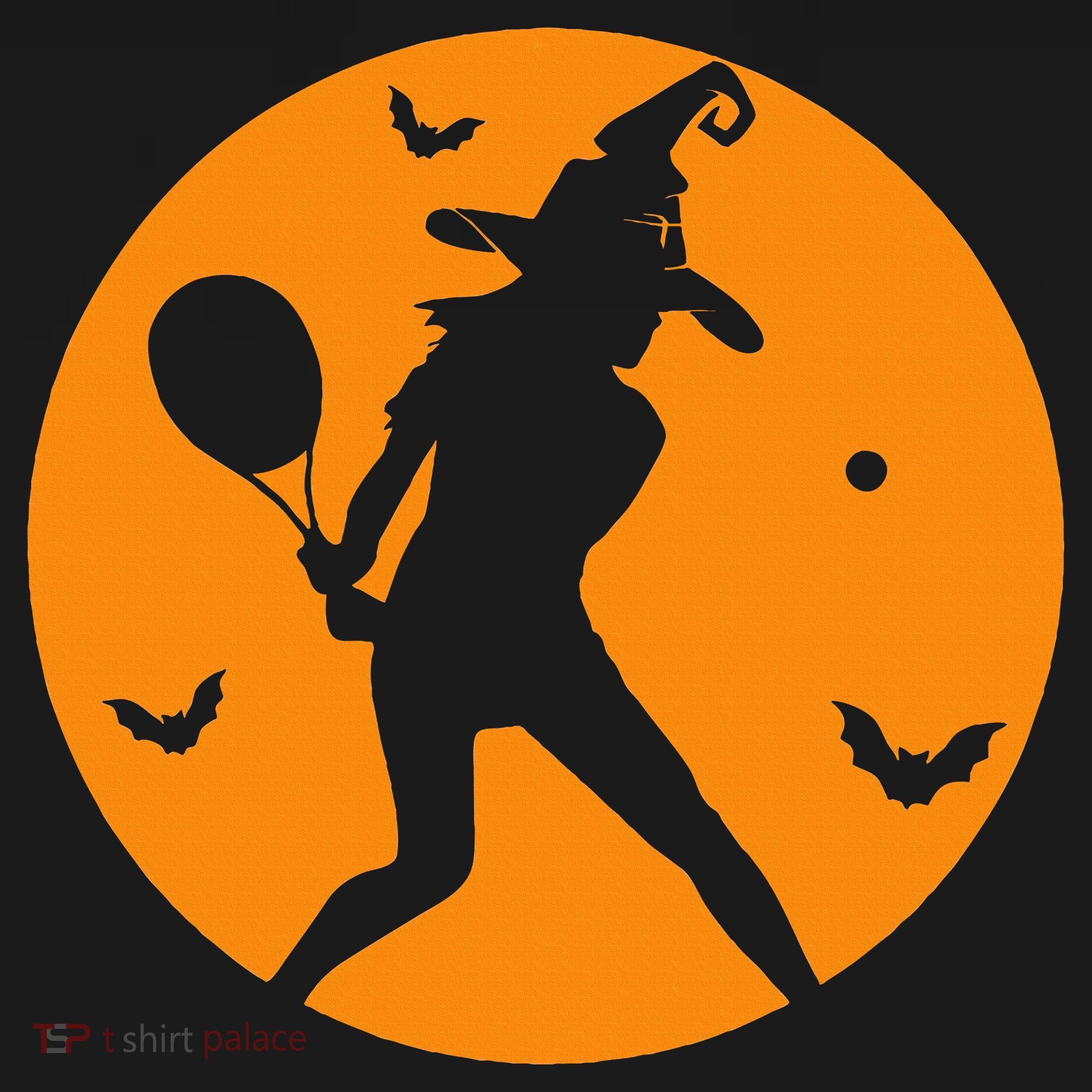 Tennis Halloween Witch Costume For Tennis Players Coaches Women's Hoodie