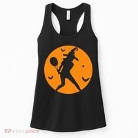Tennis Halloween Witch Costume For Tennis Players Coaches Women's Tank Top thumb 0