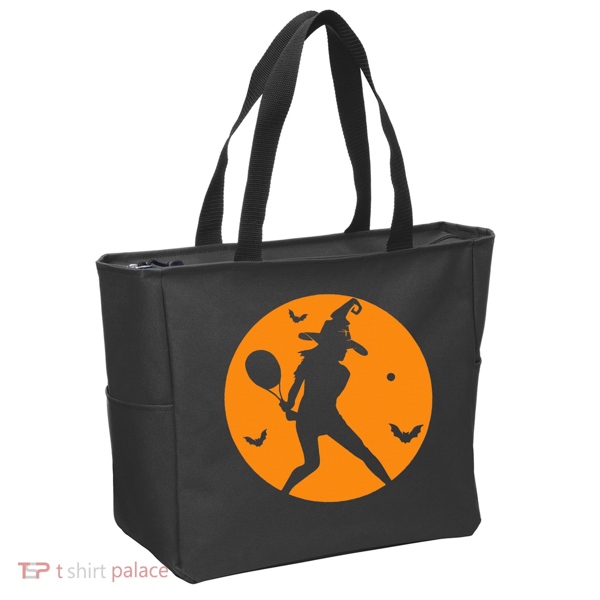 Tennis Halloween Witch Costume For Tennis Players Coaches Tote Bag