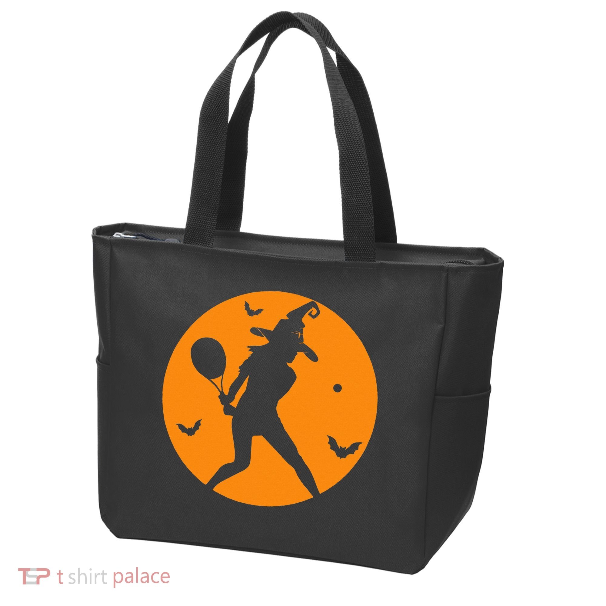 Tennis Halloween Witch Costume For Tennis Players Coaches Tote Bag