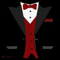 Tuxedo Halloween Wedding Groom Funny Red Costume Coffee Mug thumb 5