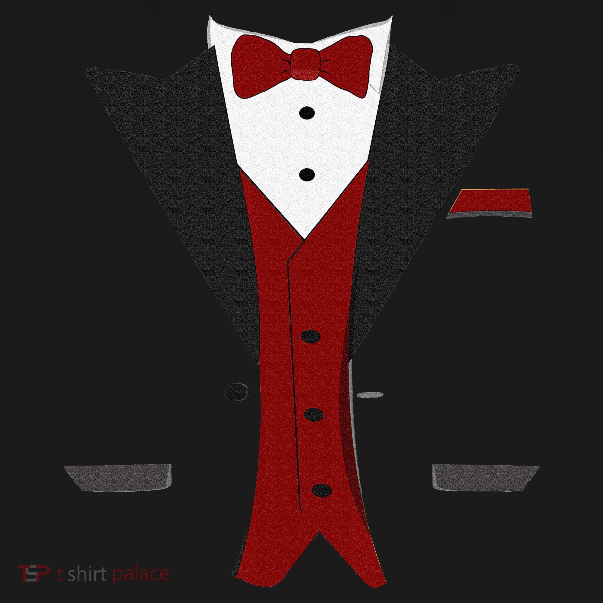 Tuxedo Halloween Wedding Groom Funny Red Costume Women's Hoodie
