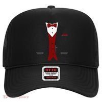 Tuxedo Halloween Wedding Groom Funny Red Costume Hat thumb 0