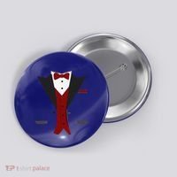 Tuxedo Halloween Wedding Groom Funny Red Costume Button thumb 0