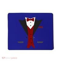 Tuxedo Halloween Wedding Groom Funny Red Costume Mousepad thumb 0