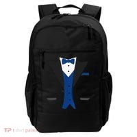 Tuxedo Halloween Wedding Groom Costume Blue Funny Backpack thumb 0