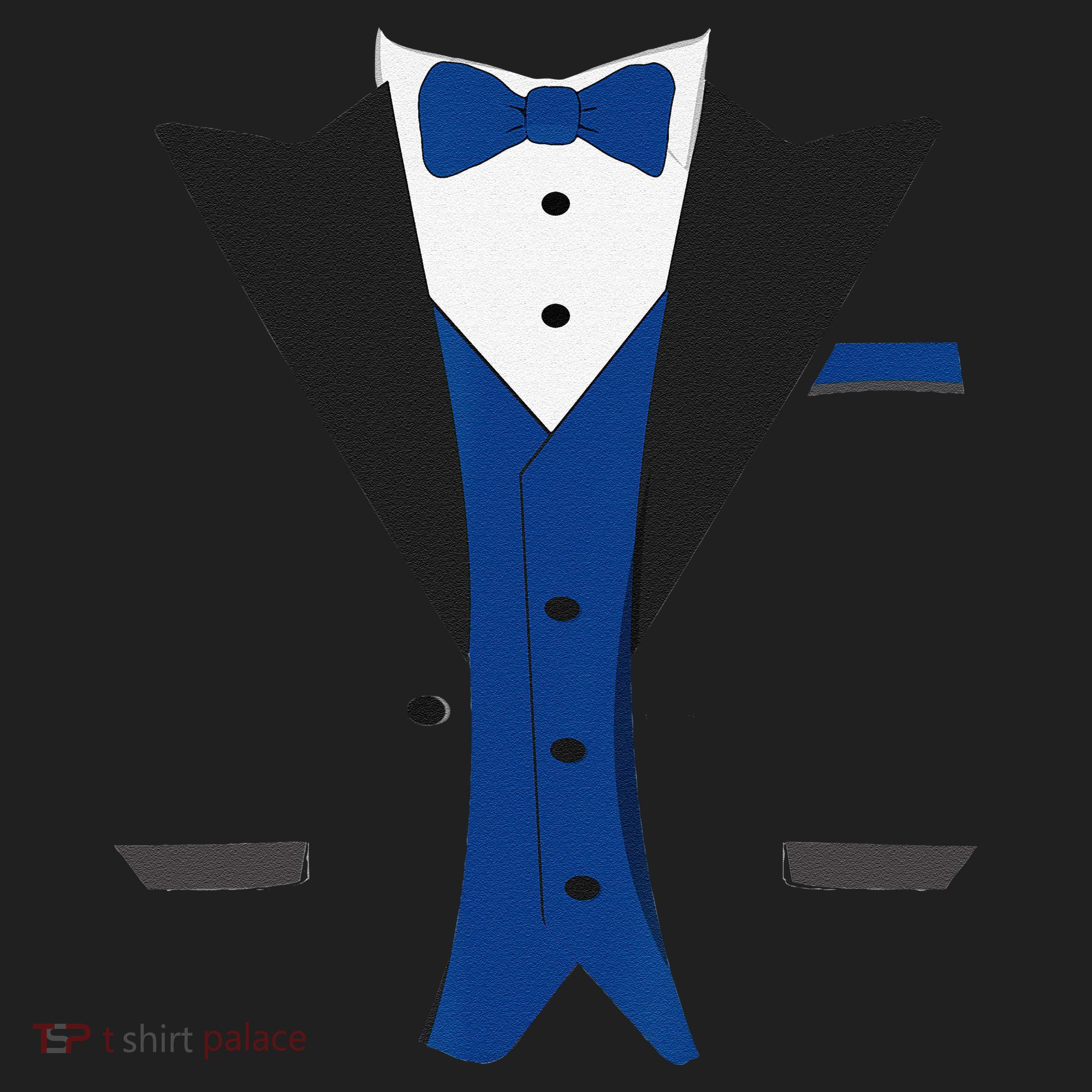 Tuxedo Halloween Wedding Groom Costume Blue Funny Hat