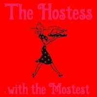 The Hostess With The Mostest Santa Hat thumb 1