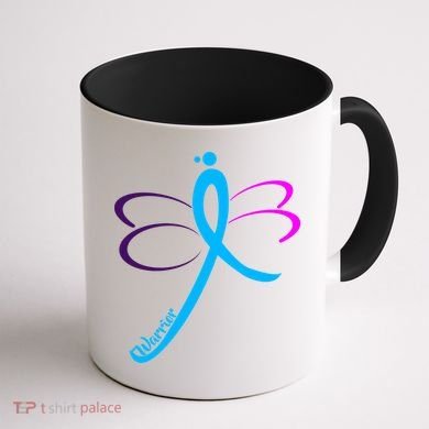 Thyroid Cancer Awareness Coffee Mug back