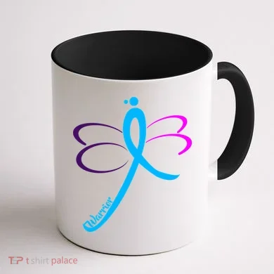 Thyroid Cancer Awareness Coffee Mug back