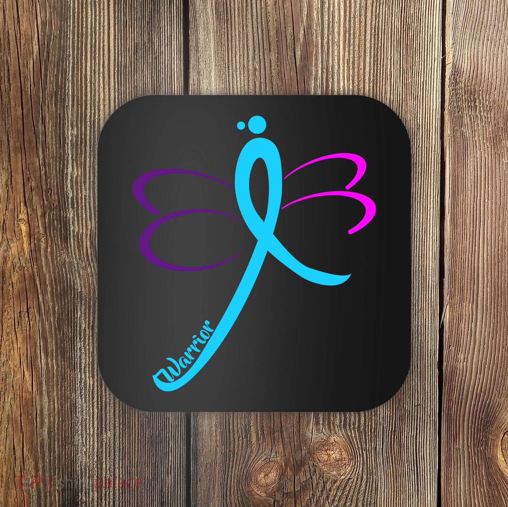 Thyroid Cancer Awareness Coaster