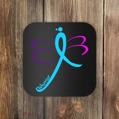 Thyroid Cancer Awareness Coaster