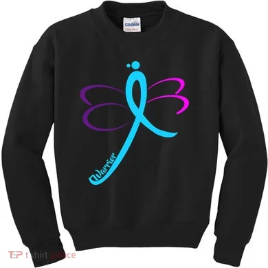 Thyroid Cancer Awareness Kids Sweatshirt