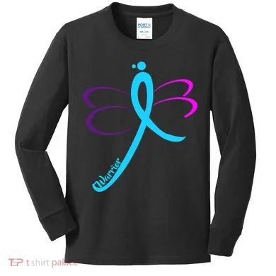 Thyroid Cancer Awareness Kids Long Sleeve Shirt