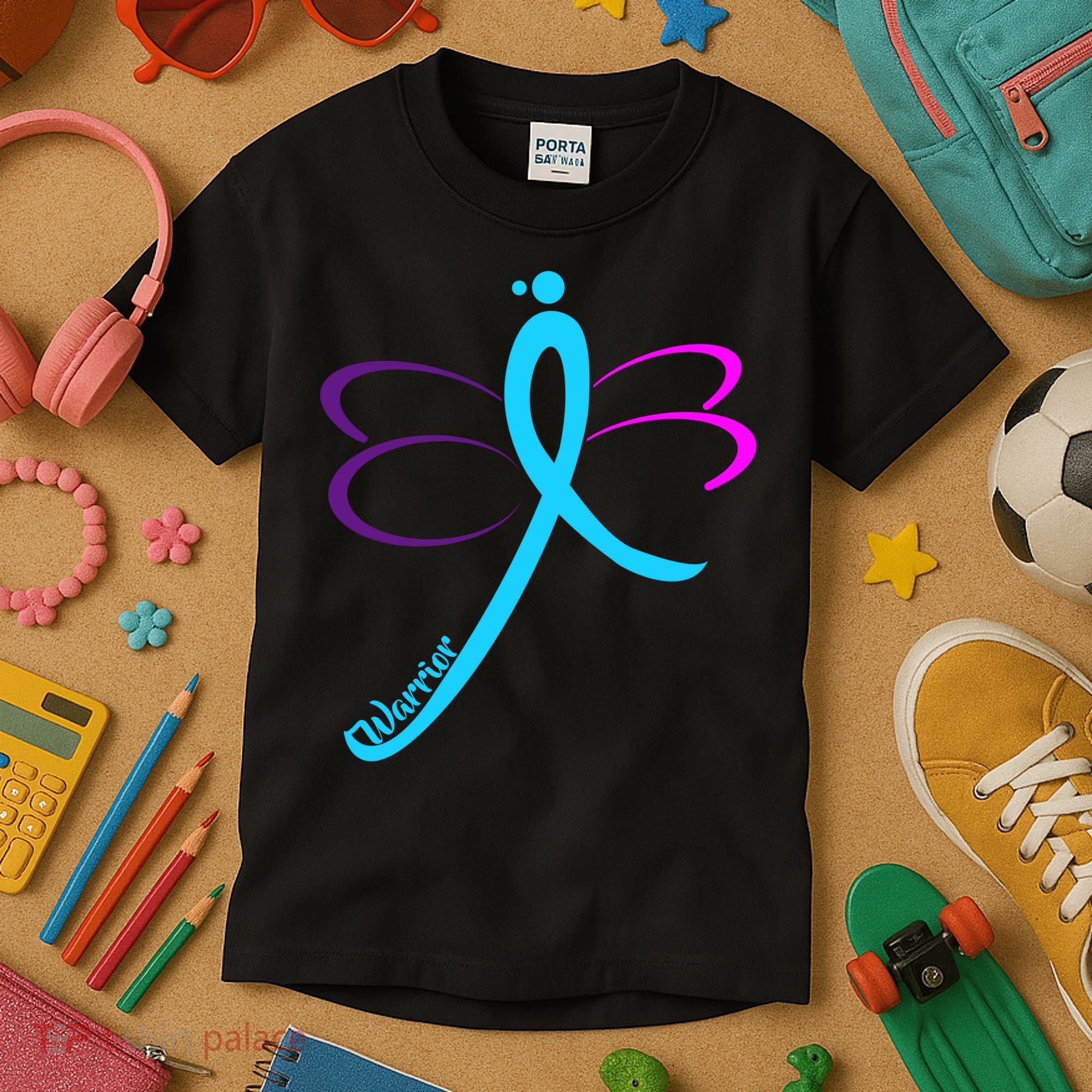 Thyroid Cancer Awareness Kids T-Shirt
