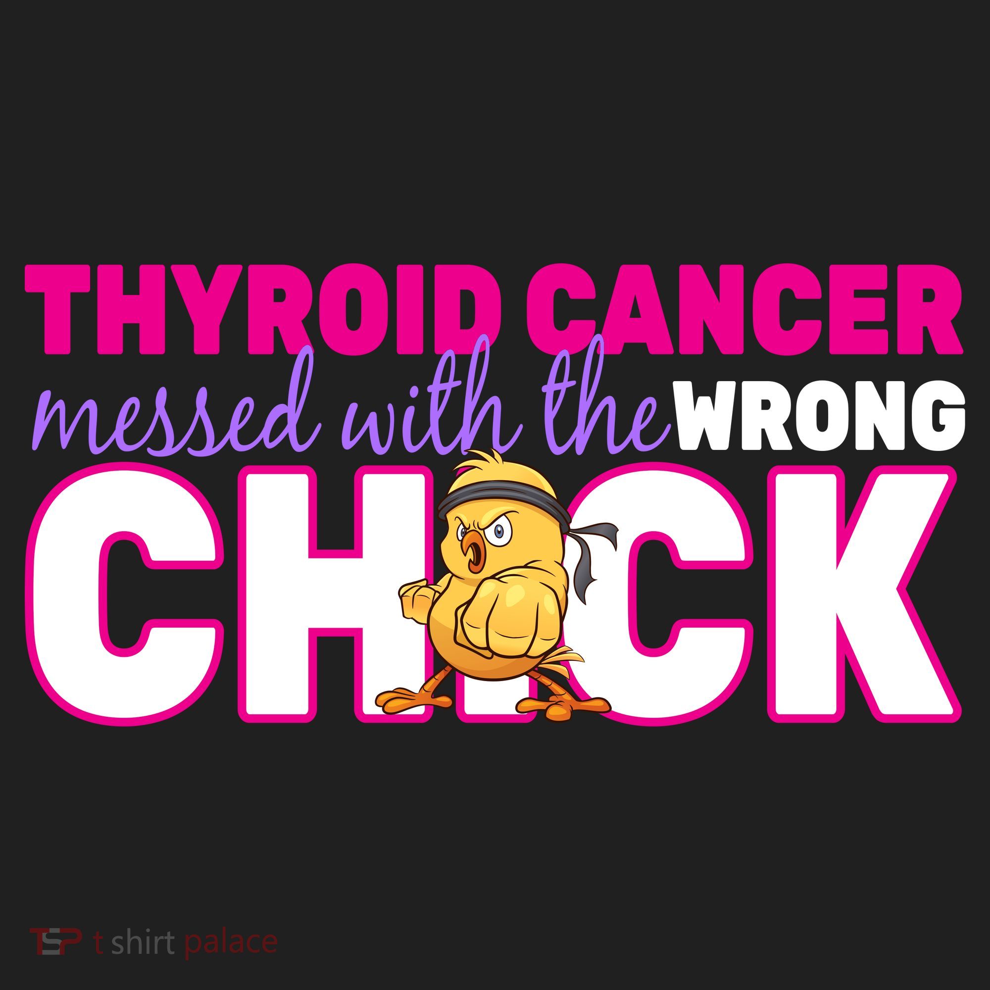 Thyroid Cancer Mess With The Wrong Chick Women's Sweatshirt