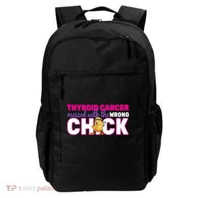 Thyroid Cancer Mess With The Wrong Chick Backpack