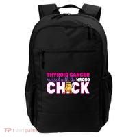 Thyroid Cancer Mess With The Wrong Chick Backpack thumb 0