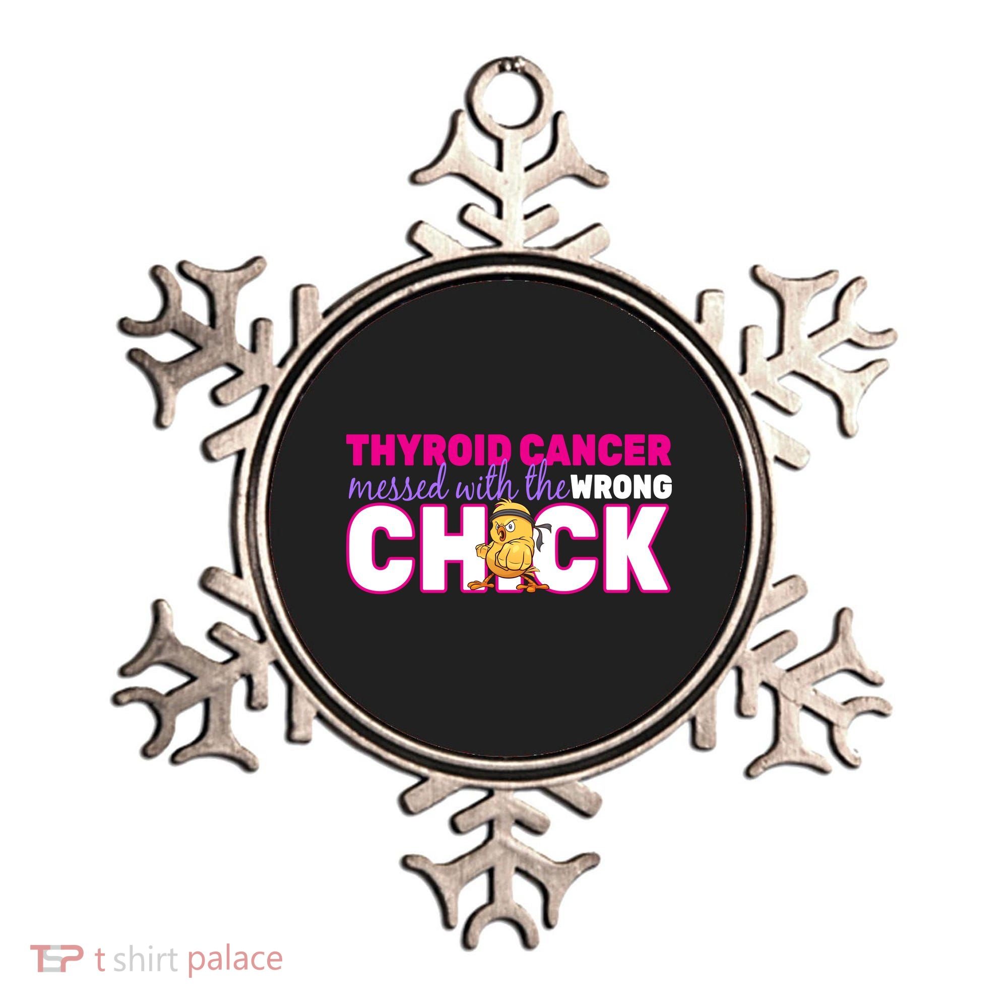 Thyroid Cancer Mess With The Wrong Chick Ornament