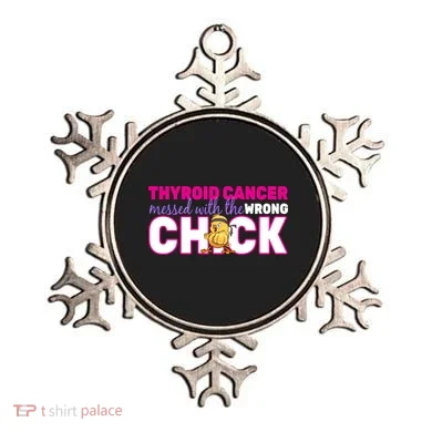 Thyroid Cancer Mess With The Wrong Chick Ornament