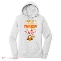 There Is A Little Turkey In This Oven Pregnancy Women's Hoodie thumb 0