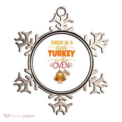 There Is A Little Turkey In This Oven Pregnancy Ornament