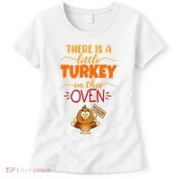 There Is A Little Turkey In This Oven Pregnancy Women's T-Shirt thumb 0