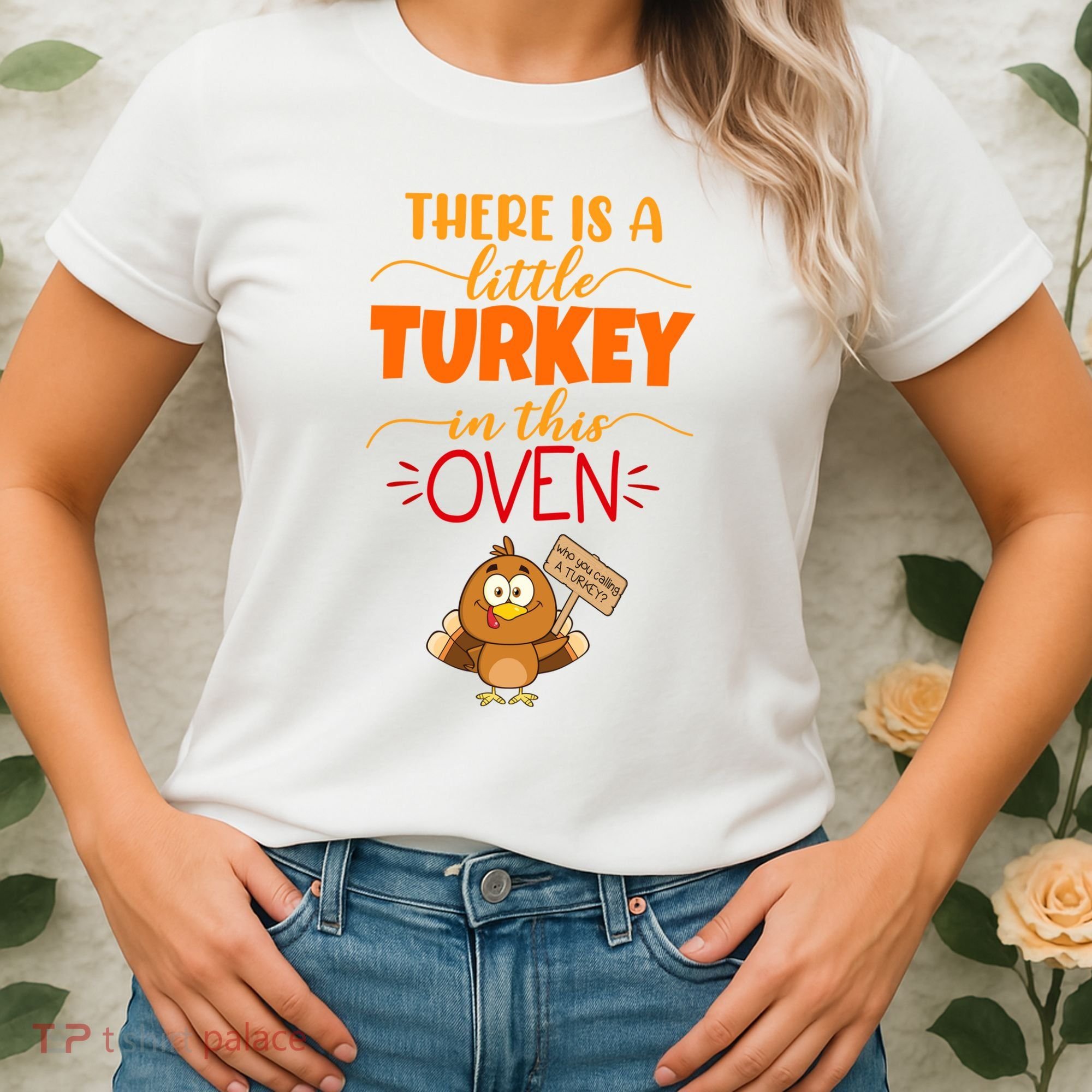 There Is A Little Turkey In This Oven Pregnancy Women's T-Shirt