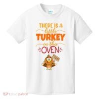 There Is A Little Turkey In This Oven Pregnancy Kids T-Shirt thumb 0