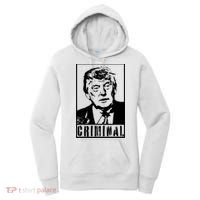 Trump Is A Criminal Anti Trump Impeach The President Women's Hoodie thumb 0