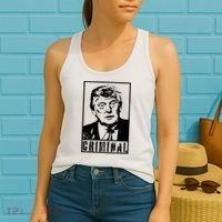 Trump Is A Criminal Anti Trump Impeach The President Women's Tank Top thumb 2