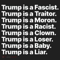 Trump Is A Fascist Traitor Moron Racist Clown Loser Liar Hat thumb 2