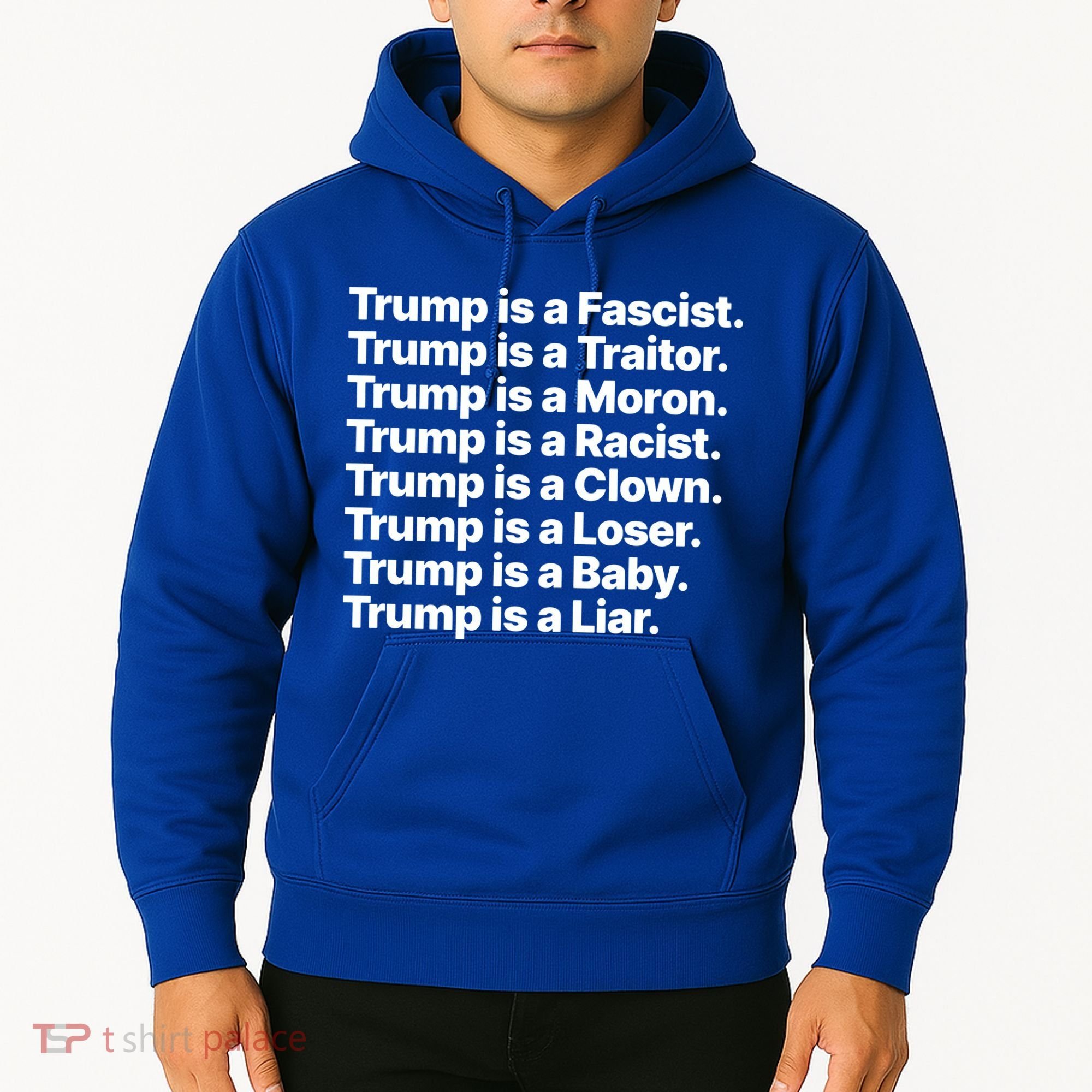 Trump Is A Fascist Traitor Moron Racist Clown Loser Liar Hoodie
