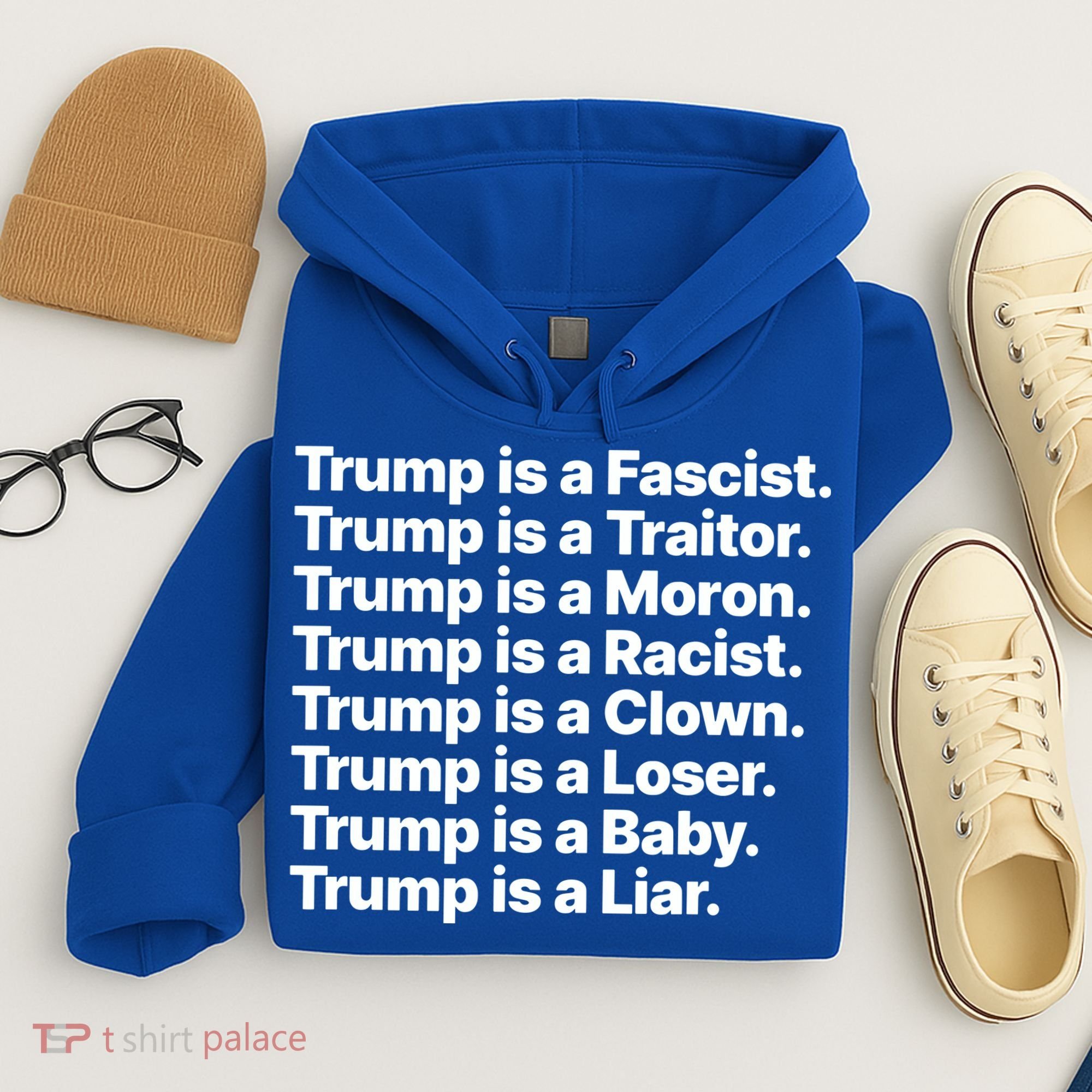Trump Is A Fascist Traitor Moron Racist Clown Loser Liar Hoodie