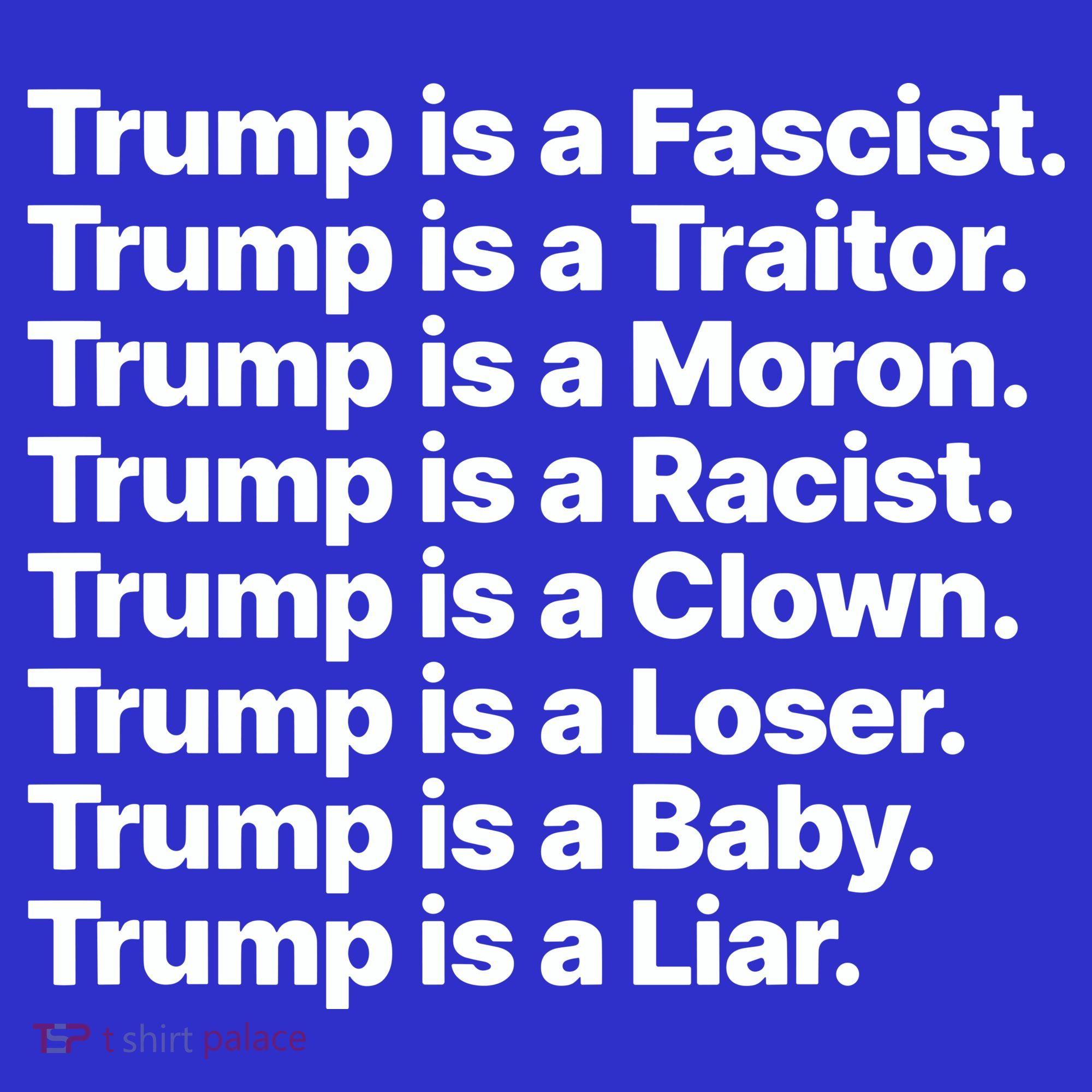 Trump Is A Fascist Traitor Moron Racist Clown Loser Liar Coaster