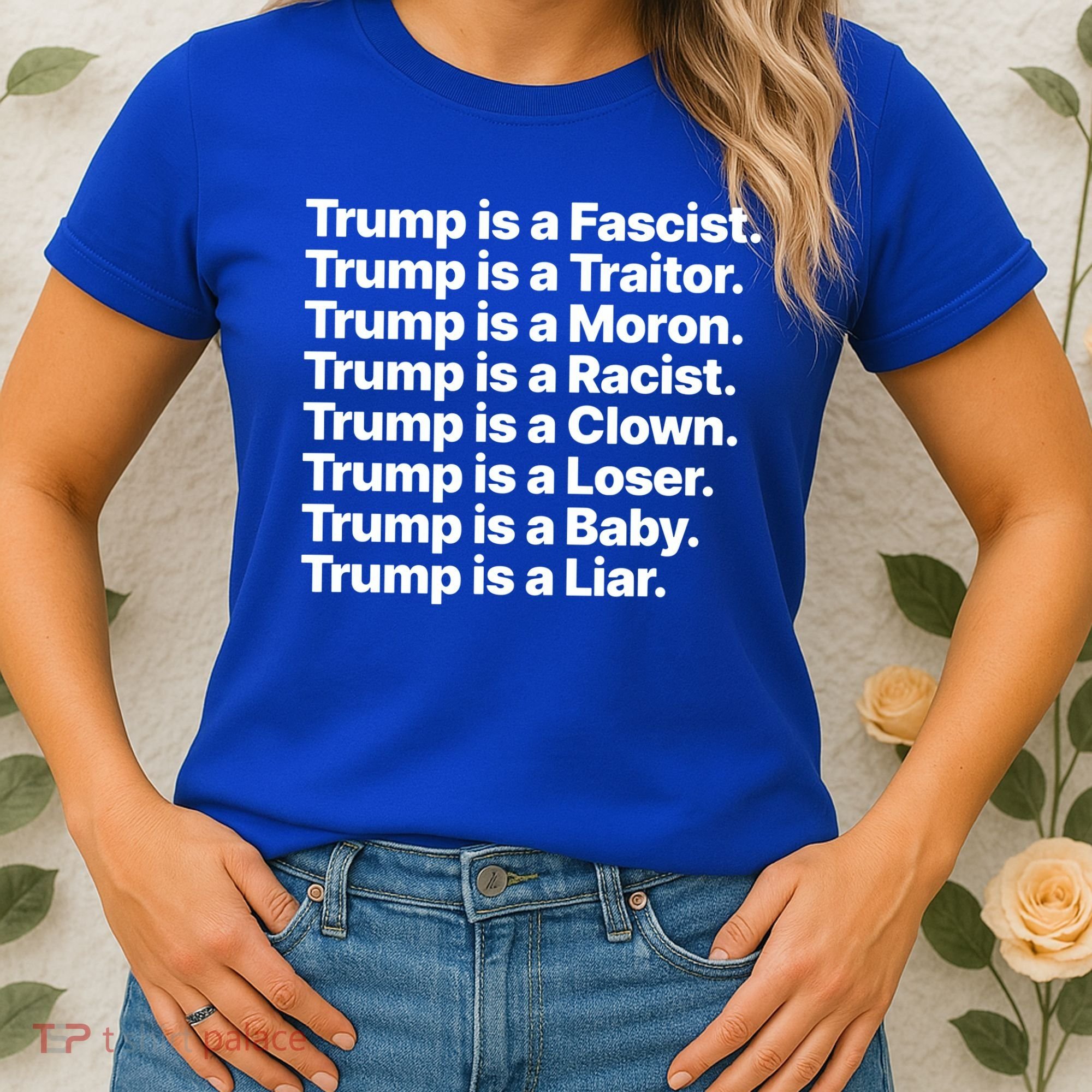 Trump Is A Fascist Traitor Moron Racist Clown Loser Liar Women's T-Shirt