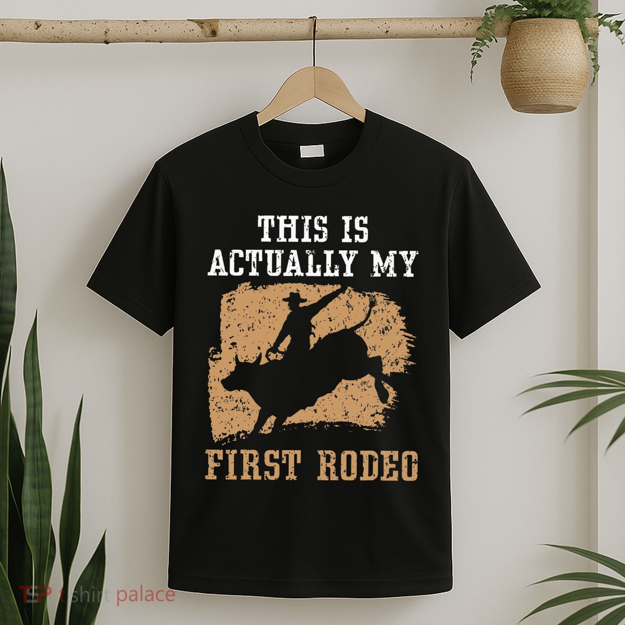 This Is Actually My First Rodeo Bull Rider Bull Riding T-Shirt