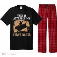 This Is Actually My First Rodeo Bull Rider Bull Riding Pajama Set thumb 0