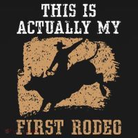 This Is Actually My First Rodeo Bull Rider Bull Riding Baby Bodysuit thumb 2