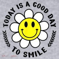 Today Is A Good Day To Smile Yellow Smiley Face Women's Sweatshirt thumb 2