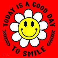 Today Is A Good Day To Smile Yellow Smiley Face Santa Hat thumb 1