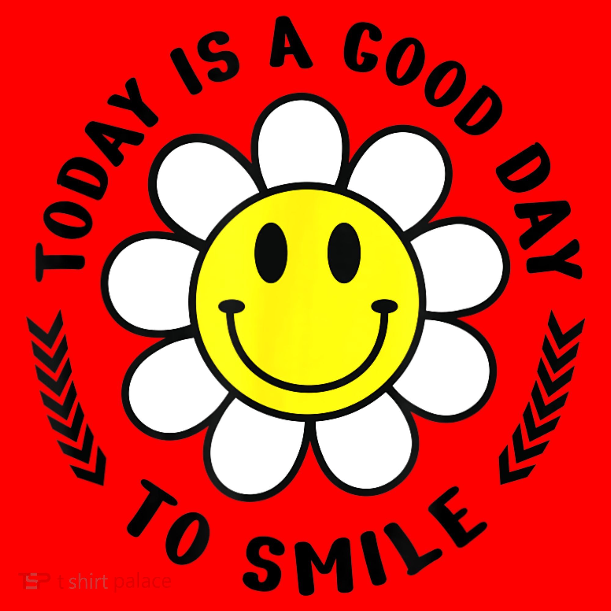 Today Is A Good Day To Smile Yellow Smiley Face Santa Hat