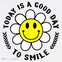 Today Is A Good Day To Smile Yellow Smiley Face Women's Hoodie thumb 2