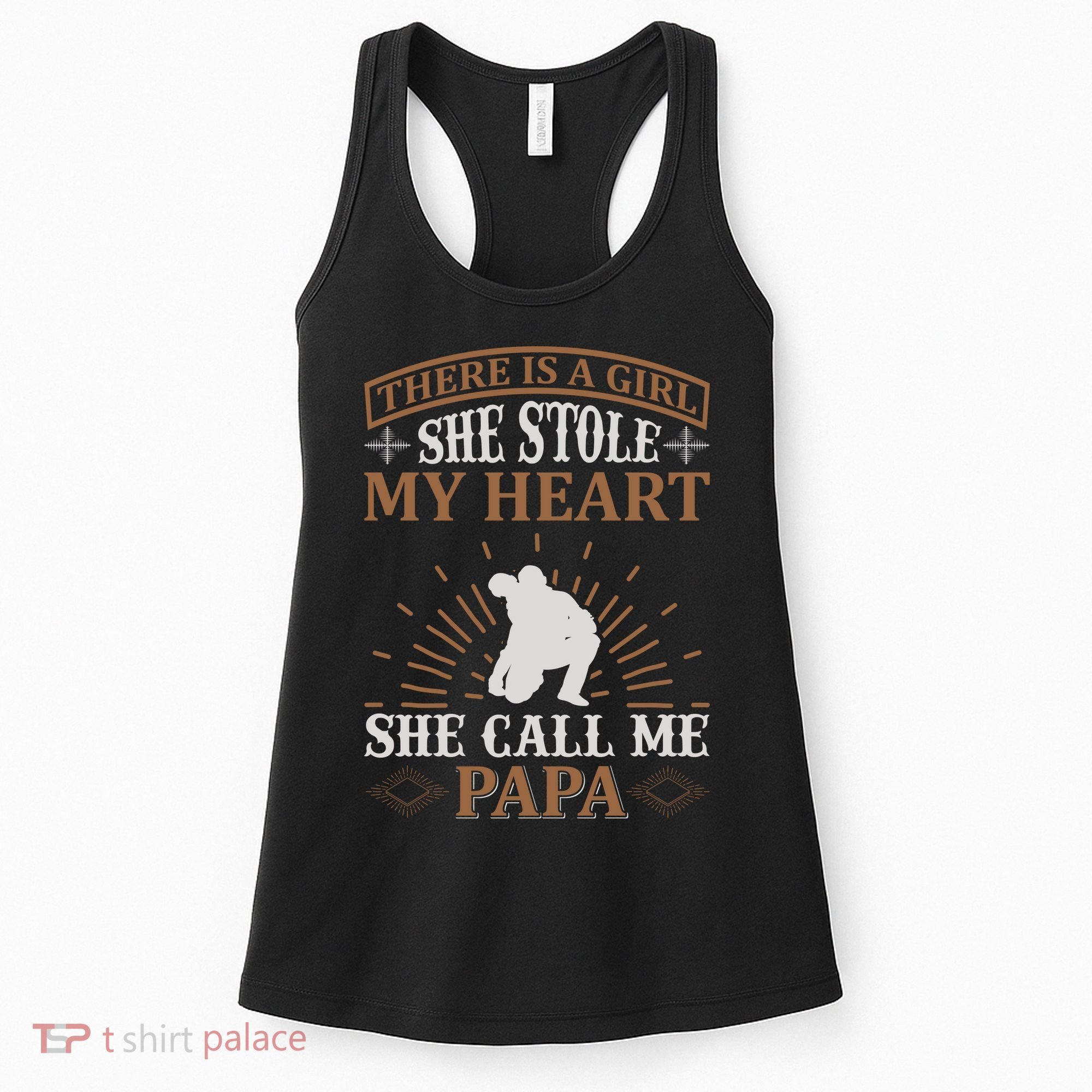 There Is A Girl She Stole My Heart She Call Me Papa Women's Tank Top