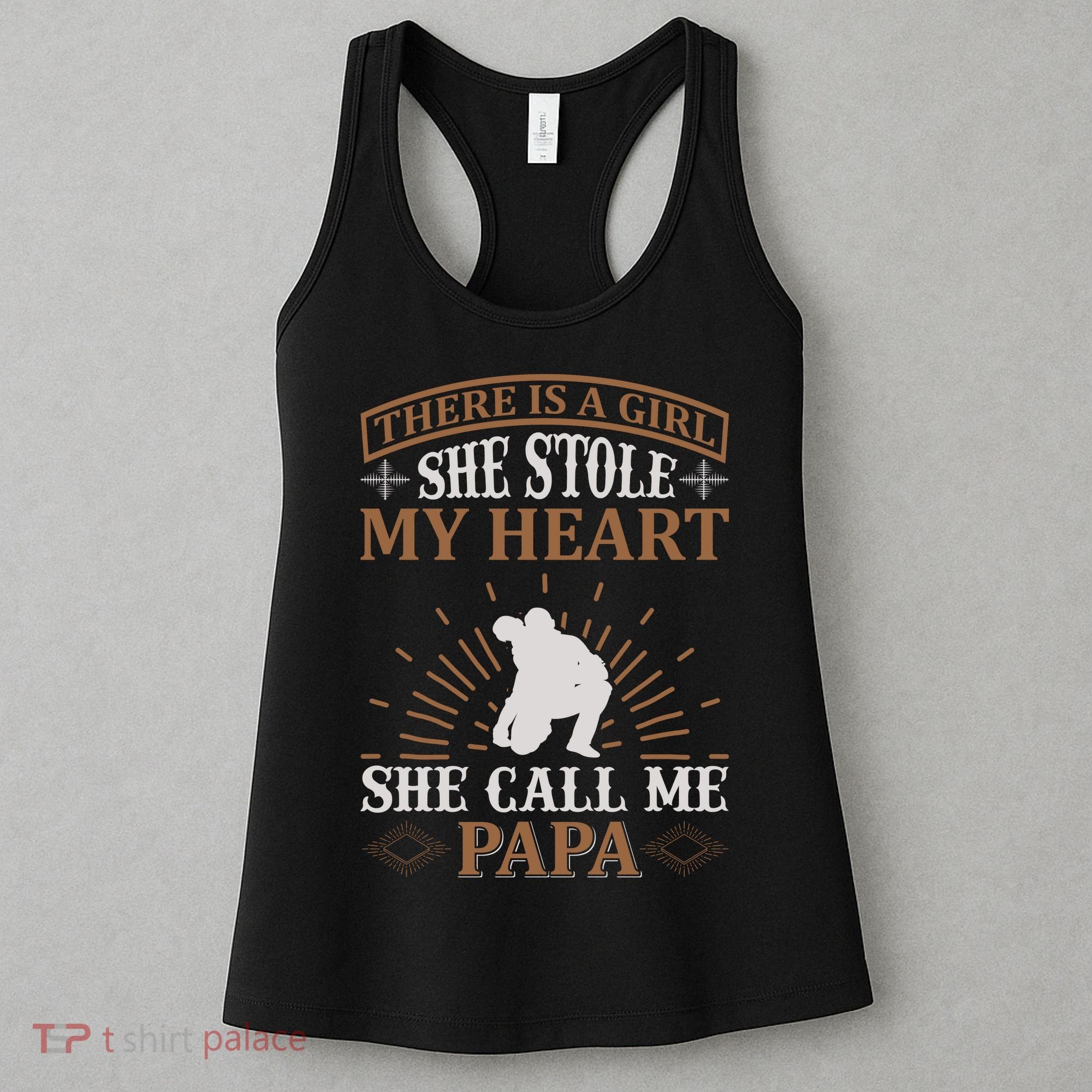 There Is A Girl She Stole My Heart She Call Me Papa Women's Tank Top