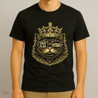 This Is An Outrage Funny Princess Cat Donut Gold T-Shirt thumb 3