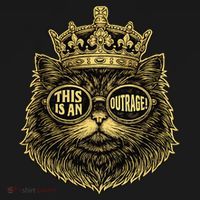 This Is An Outrage Funny Princess Cat Donut Gold Women's Hoodie thumb 2